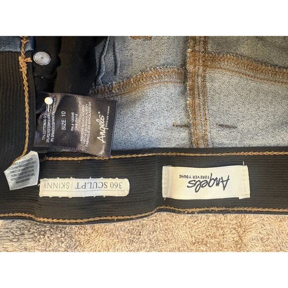 ANGELS FOREVER YOUNG 360 SCULPT SKINNY JEANS 10 STRETCH COMFORT WAIST Slimming - Picture 2 of 5